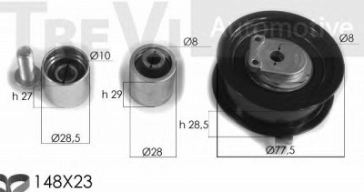 TREVI AUTOMOTIVE kd1325 -  Комплект ремня ГРМ